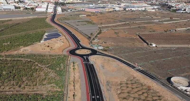 Imagen de la carretera de Melenara / Antonio Alí